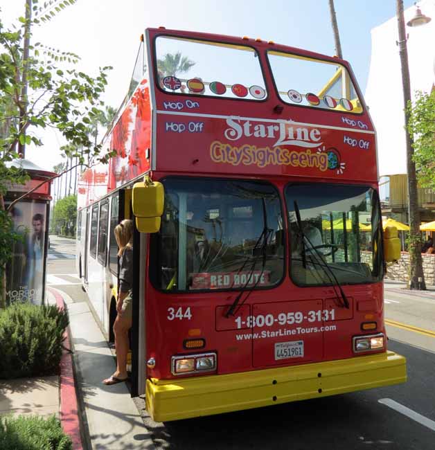 Star Line New Flyer D40LF City Sightseeing open top 344
